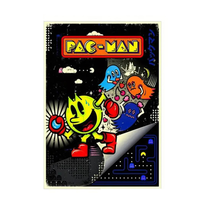 Pac-Man Wall Art Poster  (50x70cm) - 1 Piece - ملصق